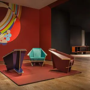 Cassina Milano and Cassina Milano Showroom featuring 607 TALIESIN 1 FRANK LLOYD WRIGHT