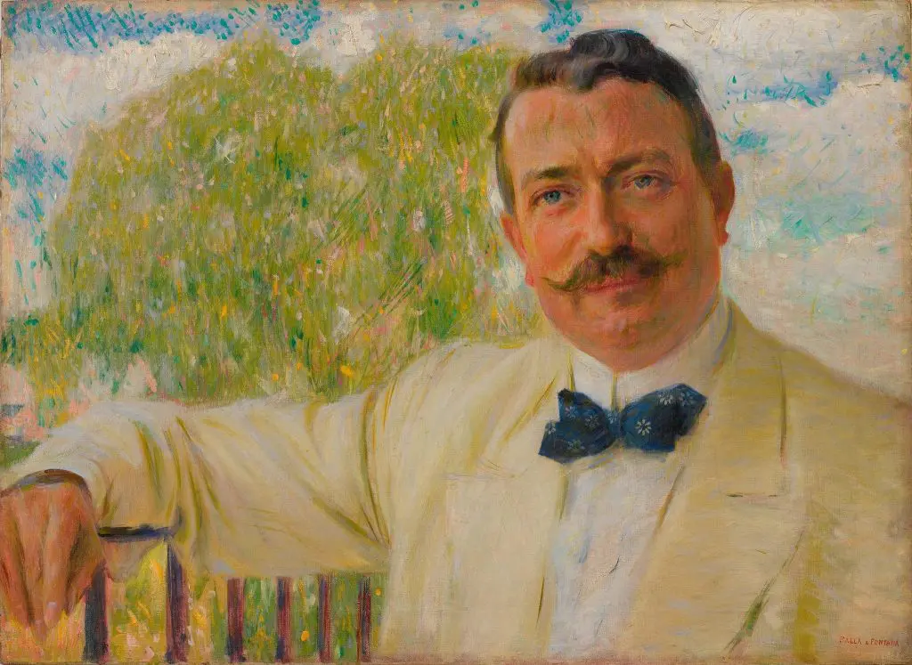 Italian Art in London with Giacomo Balla's self portrait