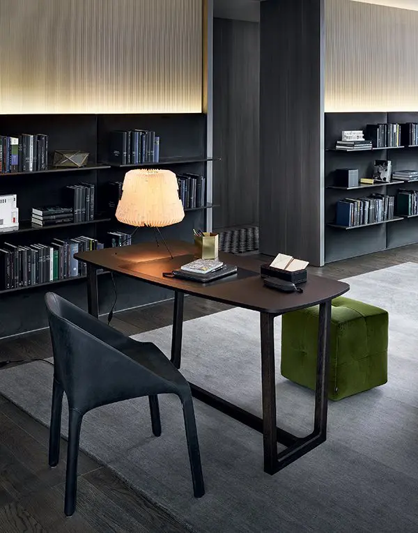 Italian Furniture in London and 12 Best Italian Furniture Stores in London with the Poliform Italian furniture brand's Concorde Desk