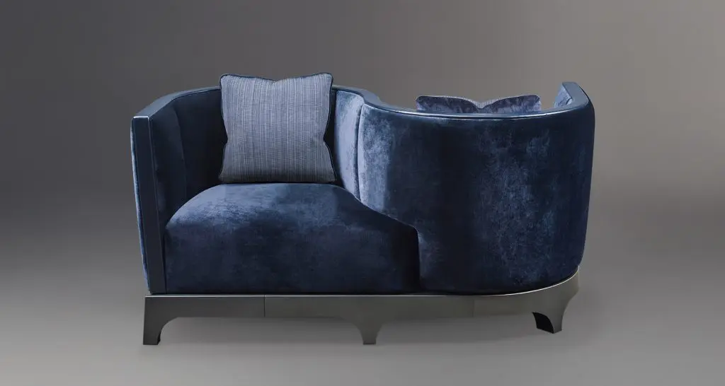 Italian Furniture in London and 12 Best Italian Furniture Stores in London with the Promemoria furniture brand's Grosvenor Sofa image
