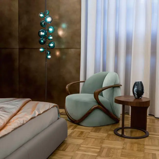 Hug Armchair by Giorgetti Italian Furniture Company