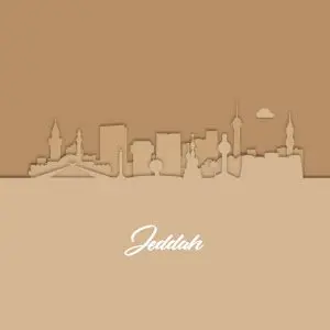 Jeddah skyline to display our interior design project