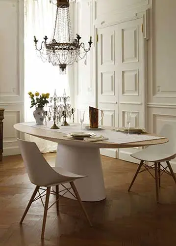 ufo table in white by emmemobili to display ufo table italian furniture price in a luxury living room