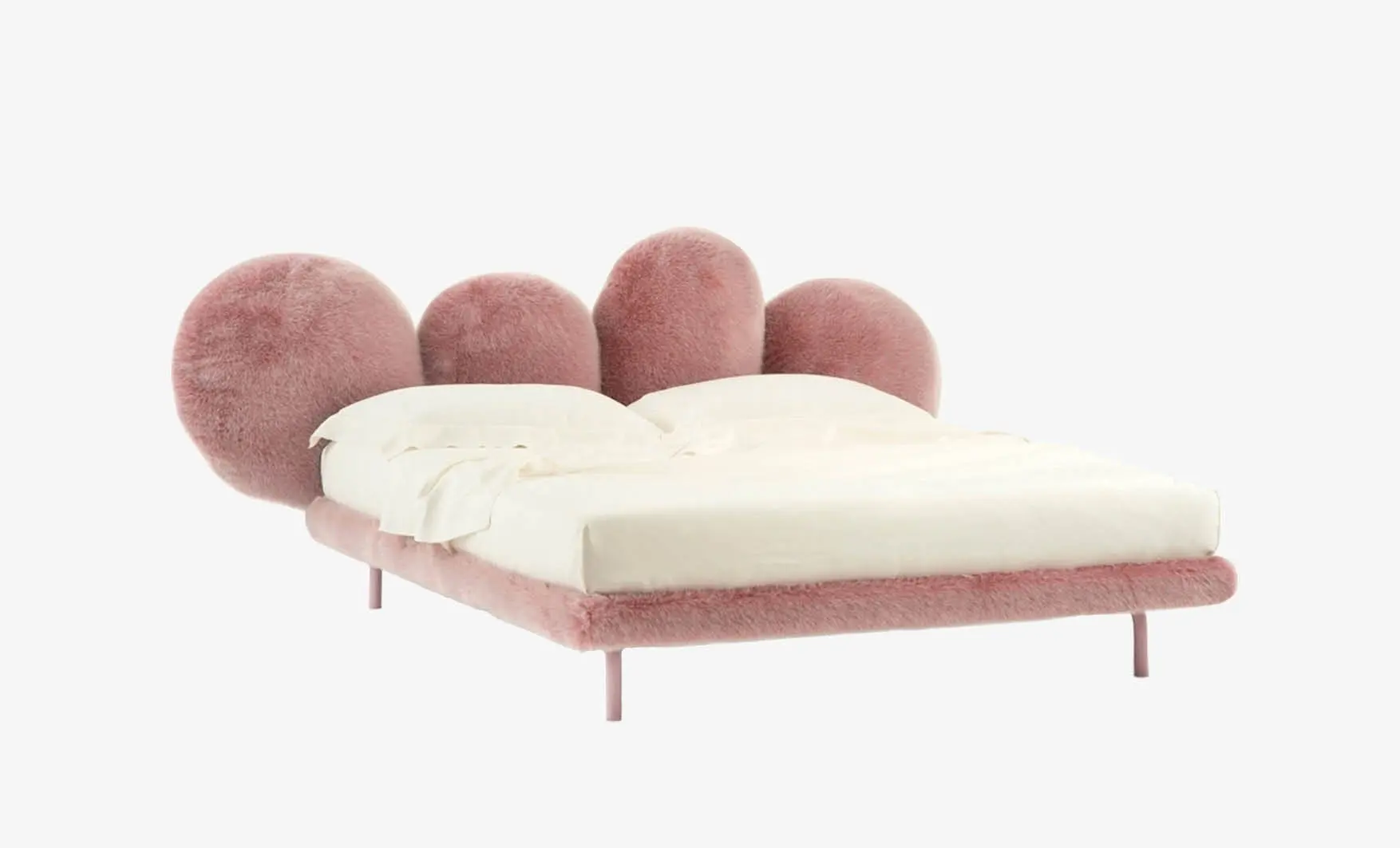 luxury home decor in Singapore and Edra pink bed