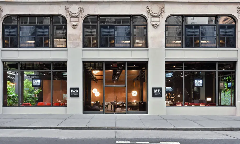 B&B Italia one of the best Italian furniture stores in New York City