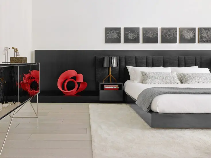 Antonio saracino one of the top nyc interior designer and tribeca pentahouse bedroom