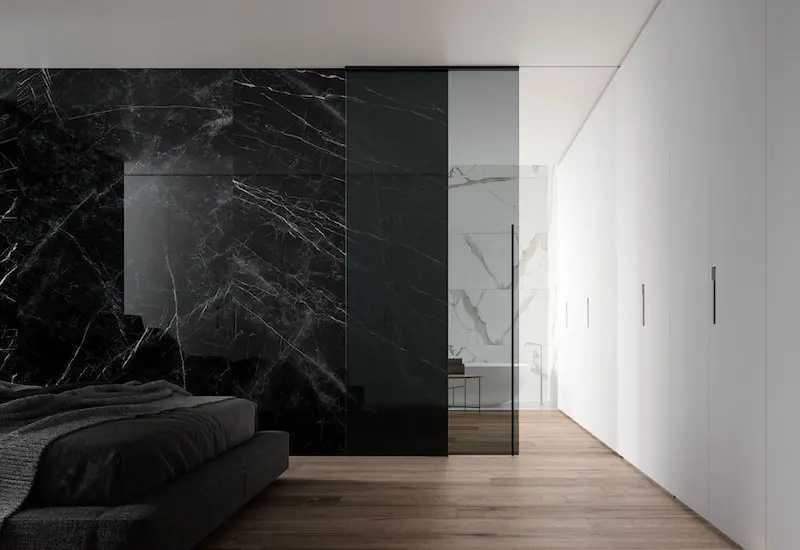 Adl Italian design doors style and sliding door in a modern bedroom