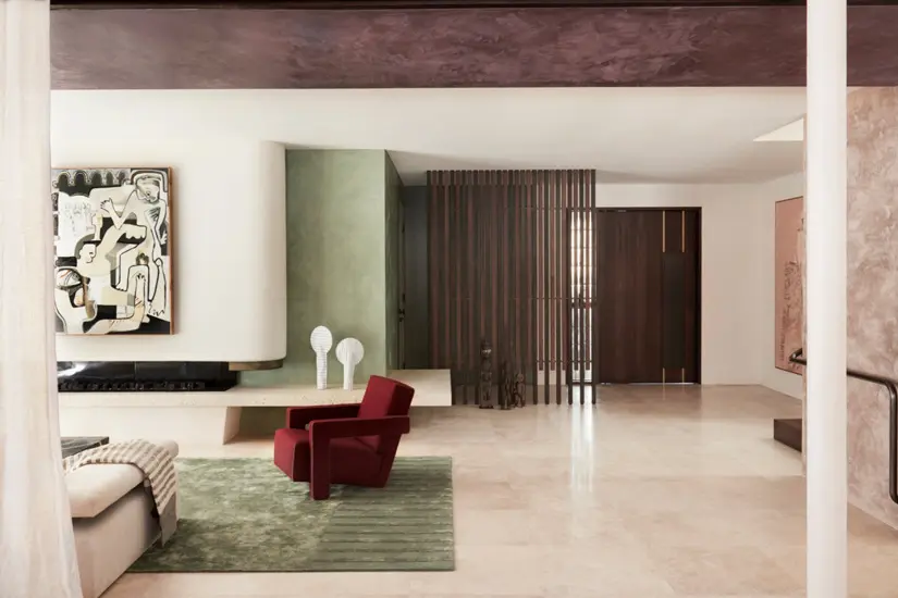 The Utrecht armchair by Cassina defines the bold and characterful approach of the project "Budge Over Dover" designed by YSG, one of the Design studios we selected in our list of the top interior designers Sydney has to offer