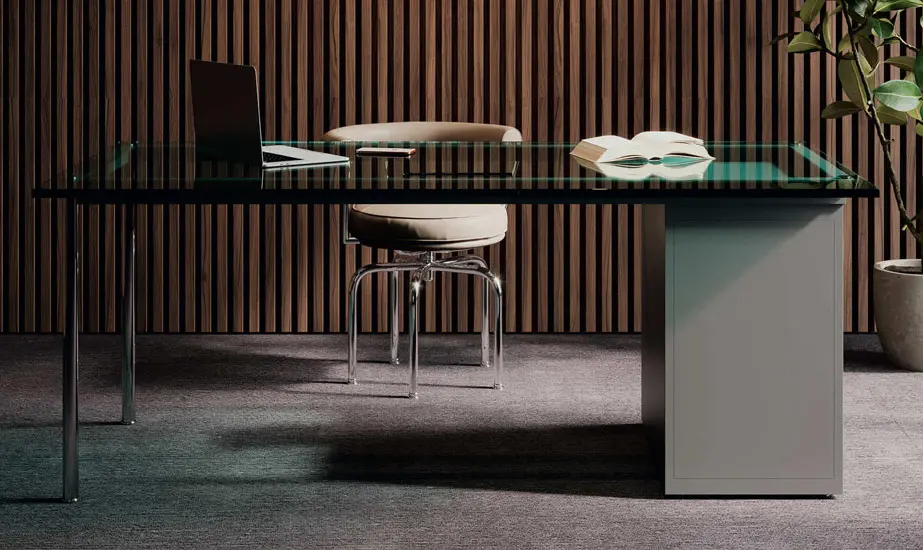Cassina recently reissued iconic design pieces like LC10 bureau and LC7 chair bu Le Corbusier, Charlotte Perriand and Pierre Jeanneret. Cassina is one of the italian luxury furniture Hong Kong has to offer.