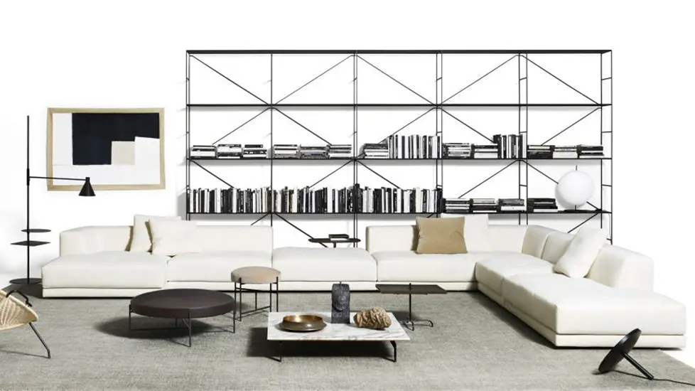 Alberese Sofa by one of the most famous designer Piero Lissoni for De Padova. Discover the best Italian furniture Switzerland has to offer