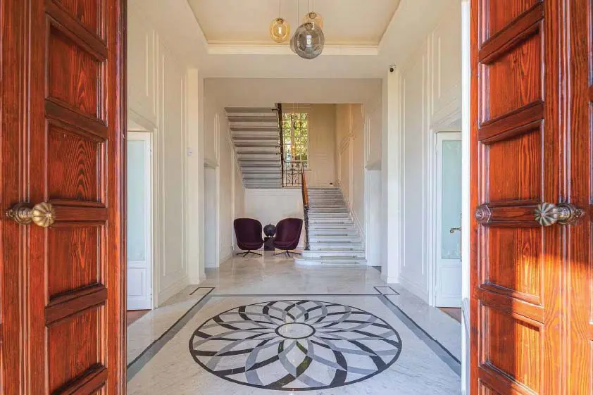 Entrance to the Menaggio Villa