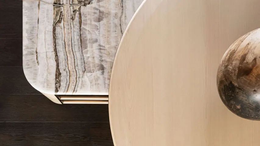 details of materials of a high end italian kitchen